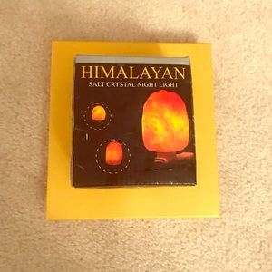 Brand new Himalayan Salt Crystal Night Light